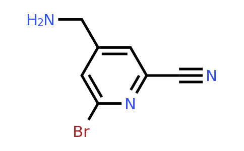 CAS 1393557-54-4 | 4-(Aminomethyl)-6-bromopyridine-2-carbonitrile