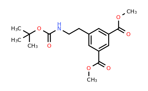 CAS 1393557-57-7 | Dimethyl 5-[2-[(tert-butoxycarbonyl)amino]ethyl]isophthalate