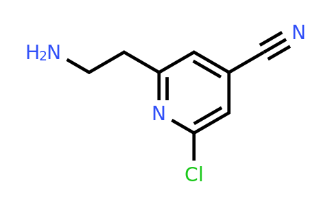 CAS 1393557-61-3 | 2-(2-Aminoethyl)-6-chloroisonicotinonitrile