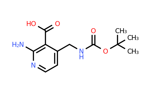 CAS 1393557-68-0 | 2-Amino-4-[[(tert-butoxycarbonyl)amino]methyl]nicotinic acid