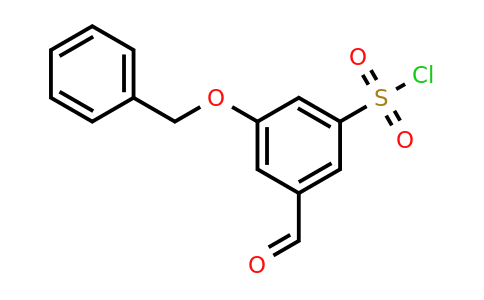 CAS 1393557-70-4 | 3-(Benzyloxy)-5-formylbenzenesulfonyl chloride