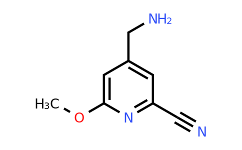 CAS 1393557-78-2 | 4-(Aminomethyl)-6-methoxypyridine-2-carbonitrile