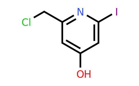 CAS 1393557-79-3 | 2-(Chloromethyl)-6-iodopyridin-4-ol