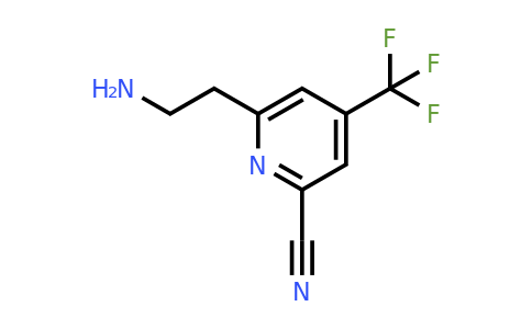 CAS 1393557-80-6 | 6-(2-Aminoethyl)-4-(trifluoromethyl)pyridine-2-carbonitrile