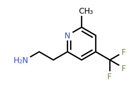 CAS 1393557-86-2 | 2-[6-Methyl-4-(trifluoromethyl)pyridin-2-YL]ethanamine