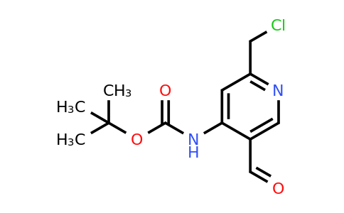 CAS 1393557-91-9 | Tert-butyl 2-(chloromethyl)-5-formylpyridin-4-ylcarbamate