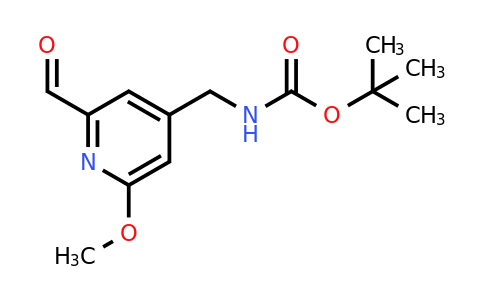 CAS 1393557-95-3 | Tert-butyl (2-formyl-6-methoxypyridin-4-YL)methylcarbamate