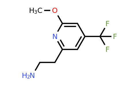 CAS 1393557-98-6 | 2-[6-Methoxy-4-(trifluoromethyl)pyridin-2-YL]ethanamine