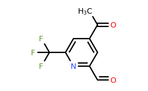 CAS 1393558-01-4 | 4-Acetyl-6-(trifluoromethyl)pyridine-2-carbaldehyde