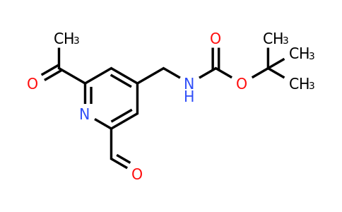 CAS 1393558-02-5 | Tert-butyl (2-acetyl-6-formylpyridin-4-YL)methylcarbamate