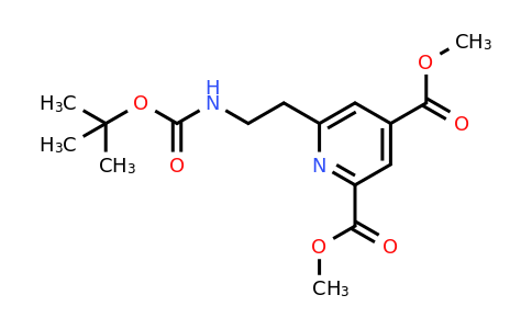 CAS 1393558-14-9 | Dimethyl 6-[2-[(tert-butoxycarbonyl)amino]ethyl]pyridine-2,4-dicarboxylate