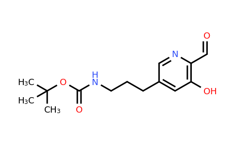 CAS 1393558-16-1 | Tert-butyl 3-(6-formyl-5-hydroxypyridin-3-YL)propylcarbamate