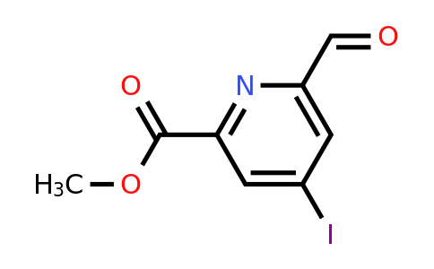 CAS 1393558-18-3 | Methyl 6-formyl-4-iodopyridine-2-carboxylate