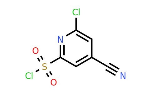 CAS 1393558-21-8 | 6-Chloro-4-cyanopyridine-2-sulfonyl chloride