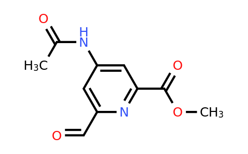 CAS 1393558-25-2 | Methyl 4-(acetylamino)-6-formylpyridine-2-carboxylate