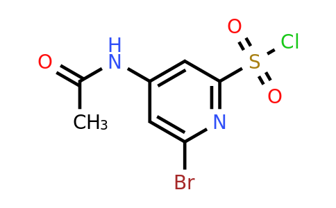 CAS 1393558-34-3 | 4-(Acetylamino)-6-bromopyridine-2-sulfonyl chloride