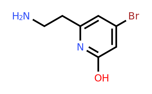 6-(2-Aminoethyl)-4-bromopyridin-2-ol