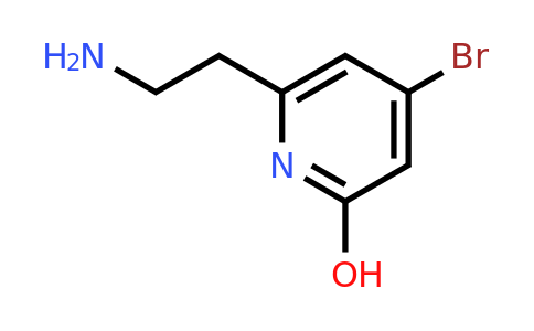 CAS 1393558-37-6 | 6-(2-Aminoethyl)-4-bromopyridin-2-ol