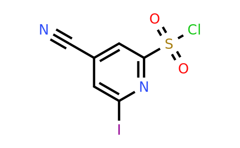 CAS 1393558-41-2 | 4-Cyano-6-iodopyridine-2-sulfonyl chloride