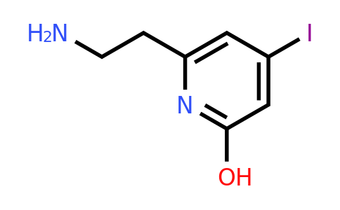 CAS 1393558-43-4 | 6-(2-Aminoethyl)-4-iodopyridin-2-ol