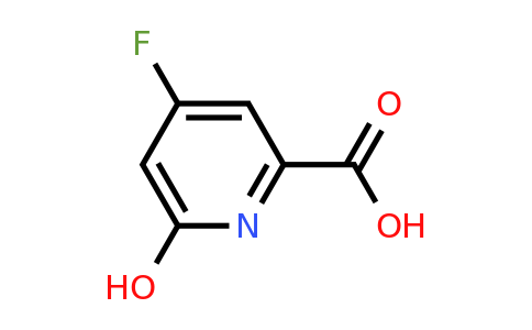 CAS 1393558-53-6 | 4-Fluoro-6-hydroxypyridine-2-carboxylic acid