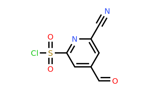 CAS 1393558-54-7 | 6-Cyano-4-formylpyridine-2-sulfonyl chloride