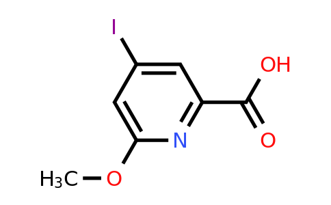 CAS 1393558-59-2 | 4-Iodo-6-methoxypyridine-2-carboxylic acid