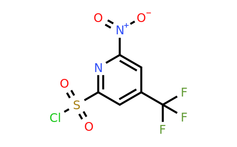 CAS 1393558-74-1 | 6-Nitro-4-(trifluoromethyl)pyridine-2-sulfonyl chloride
