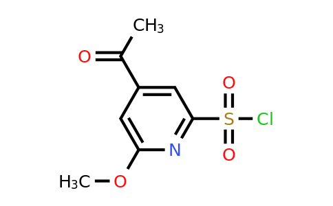CAS 1393558-79-6 | 4-Acetyl-6-methoxypyridine-2-sulfonyl chloride