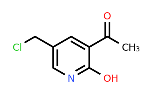 CAS 1393558-84-3 | 1-[5-(Chloromethyl)-2-hydroxypyridin-3-YL]ethanone