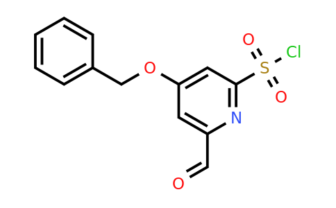 CAS 1393558-85-4 | 4-(Benzyloxy)-6-formylpyridine-2-sulfonyl chloride
