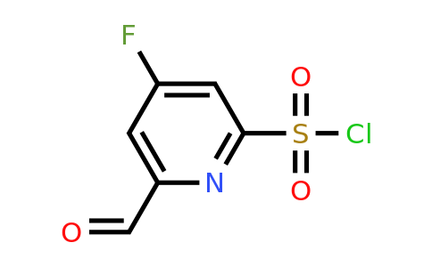 CAS 1393558-90-1 | 4-Fluoro-6-formylpyridine-2-sulfonyl chloride