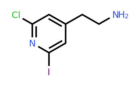 CAS 1393558-92-3 | 2-(2-Chloro-6-iodopyridin-4-YL)ethanamine