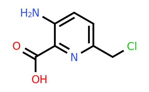 CAS 1393559-06-2 | 3-Amino-6-(chloromethyl)pyridine-2-carboxylic acid