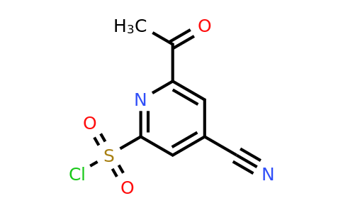 CAS 1393559-07-3 | 6-Acetyl-4-cyanopyridine-2-sulfonyl chloride