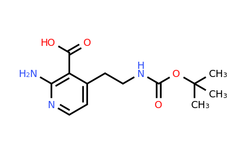 CAS 1393559-13-1 | 2-Amino-4-[2-[(tert-butoxycarbonyl)amino]ethyl]nicotinic acid