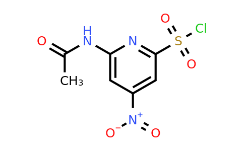 CAS 1393559-14-2 | 6-(Acetylamino)-4-nitropyridine-2-sulfonyl chloride