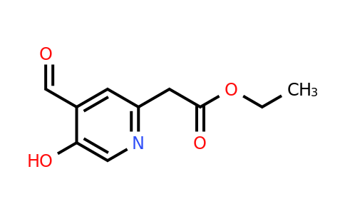 CAS 1393559-32-4 | Ethyl (4-formyl-5-hydroxypyridin-2-YL)acetate