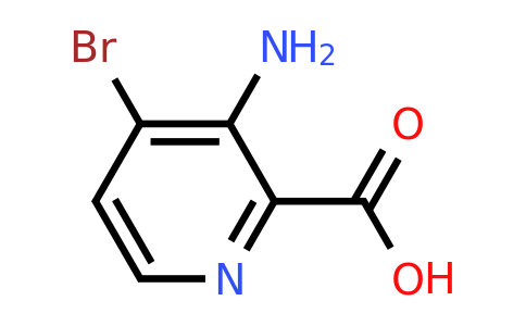 CAS 1393559-33-5 | 3-Amino-4-bromopyridine-2-carboxylic acid