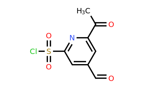 CAS 1393559-57-3 | 6-Acetyl-4-formylpyridine-2-sulfonyl chloride