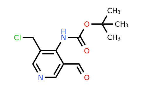 CAS 1393559-65-3 | Tert-butyl 3-(chloromethyl)-5-formylpyridin-4-ylcarbamate