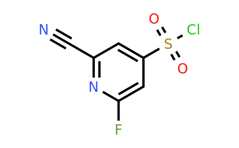 CAS 1393559-75-5 | 2-Cyano-6-fluoropyridine-4-sulfonyl chloride
