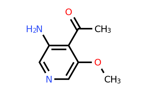 CAS 1393559-83-5 | 1-(3-Amino-5-methoxypyridin-4-YL)ethanone