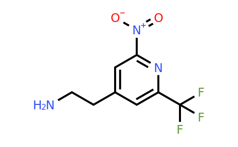 CAS 1393559-86-8 | 2-[2-Nitro-6-(trifluoromethyl)pyridin-4-YL]ethanamine
