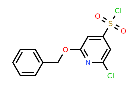 CAS 1393559-92-6 | 2-(Benzyloxy)-6-chloropyridine-4-sulfonyl chloride