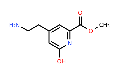 CAS 1393560-20-7 | Methyl 4-(2-aminoethyl)-6-hydroxypyridine-2-carboxylate