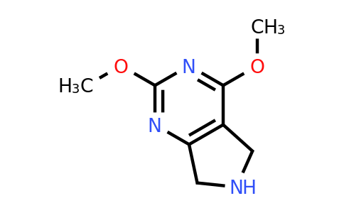 CAS 1393560-24-1 | 2,4-Dimethoxy-6,7-dihydro-5H-pyrrolo[3,4-D]pyrimidine