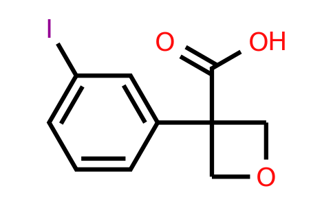 CAS 1393560-39-8 | 3-(3-Iodophenyl)oxetane-3-carboxylic acid