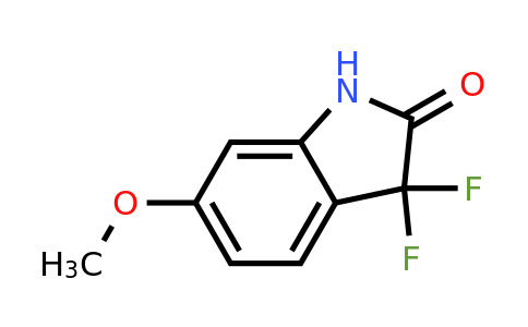 CAS 1393560-43-4 | 3,3-Difluoro-6-methoxy-1,3-dihydro-2H-indol-2-one