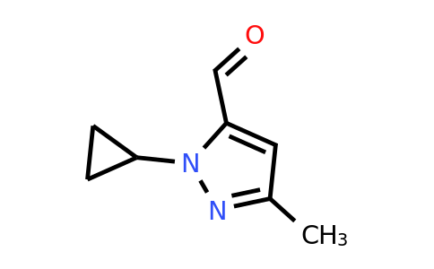 CAS 1393560-57-0 | 1-Cyclopropyl-3-methyl-1H-pyrazole-5-carbaldehyde
